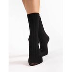 chaussette noir haute 40 deniers fiore basico