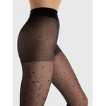 collant fiore plumetis 15 deniers