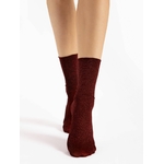 chaussettes 60 deniers rouge brillant