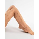 collant plumetis naturel brillant fiore encore 20 deniers