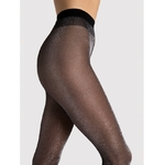 collant brillant noir 20 deniers