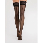 bas up noir avec ligne couture