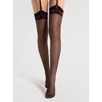 bas porte jarretelles fiore lola noir fiore