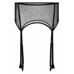 porte jarretelles fiore carlita noir et minimaliste