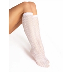 chaussettes hautes blanches 20 deniers