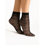 chaussettes una fiore noir