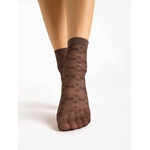 chaussettes courtes couleur chocolat