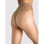 collant naturel brillant avec dessin culotte
