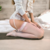 bas porte jarretelle blanc rose poudre