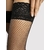 bas resille noir fiore liza