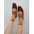 chaussettes en dentelle naturel brillant fiore ismena