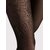 collant raffina fiore noir