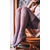 bas porte jarretelles violet misso lingerie