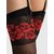 bas jarretelles jarretiere rouge fiore destin 20 deniers