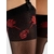 bas jarretelle fiore sabado noir sexy 20 deniers