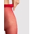 collant rouge en resille sexy