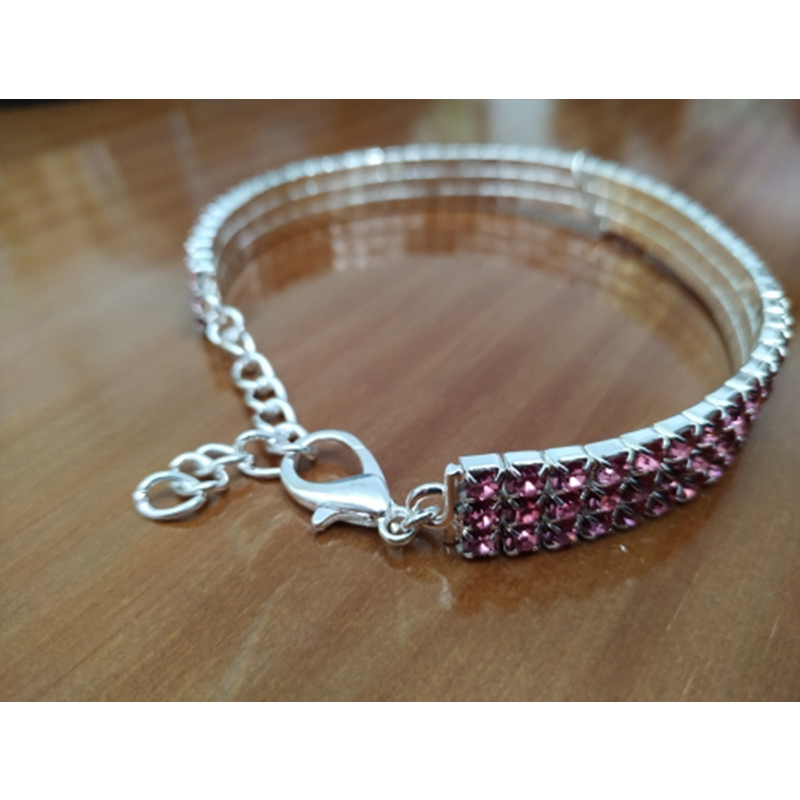 Heart-shaped-Dog-Collar-Rhinestone-Cat-Collar-Neck-Size-20CM-25CM-30CM-For-Small-Medium-Dogs