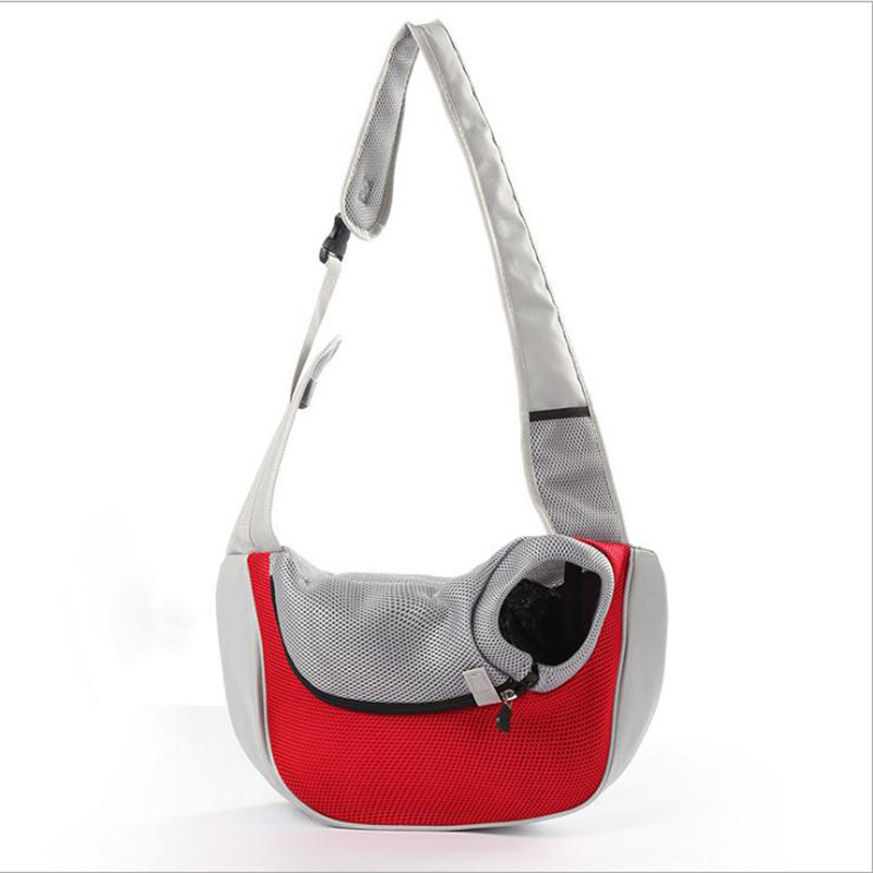 Breathable-Pet-Dog-Carrier-Outdoor-Travel-Handbag-Pouch-Mesh-Oxford-Single-Shoulder-Bag-Sling-Comfort-Travel