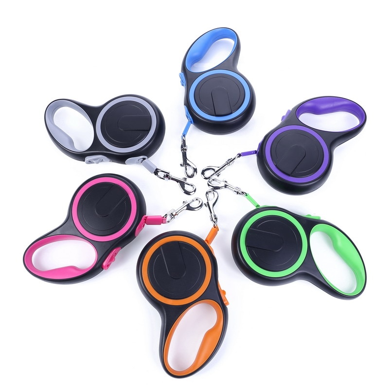 Laisses-durables-r-fl-chissants-pour-chiens-Pour-grands-chiens-corde-de-Traction-extension-automatique-corde