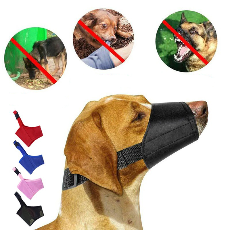 Muselière pour chien réglable en Nylon. Muselières petsloverstore