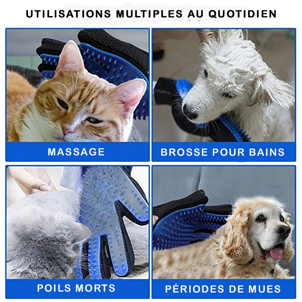 Gants de Toilettage Silicone (2)