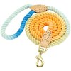 Laisse-color-e-pour-chiens-de-150cm-Laisse-ronde-en-coton-pour-chiens-corde-plomb-color