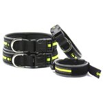 Adjustable-Reflective-Nylon-Dogs-Collar-Night-Outdoor-Safety-Pet-Collar-With-ID-Tag-Hanging-Hole-Small