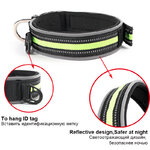 Adjustable-Reflective-Nylon-Dogs-Collar-Night-Outdoor-Safety-Pet-Collar-With-ID-Tag-Hanging-Hole-Small