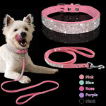 Adjustable-Suede-Leather-Puppy-Dog-Collar-Leash-Set-Soft-Rhinestone-Small-Medium-Dogs-Cats-Collars-Walking