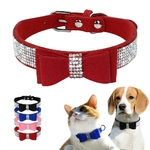 Bling-Rhinestone-Cat-Collars-Adjustable-Leather-Bowknot-Puppy-Kitten-Collar-For-Small-Medium-Dogs-Cats-Chihuahua