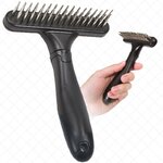 R-teau-professionnel-Double-rang-e-Goupilles-Double-rang-e-sous-manteau-pour-animaux-de-compagnie