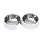 Anti-d-rapant-Double-chien-bols-en-acier-inoxydable-distributeur-d-eau-de-nourriture-pour-animaux