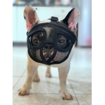 Museli-re-courte-r-glable-pour-chien-filet-respirant-bouledogue-fran-ais-masque-Anti-aboiement