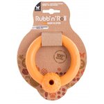 jouet-rubbnroll-special-friandise-anneau-orange-105-cm-