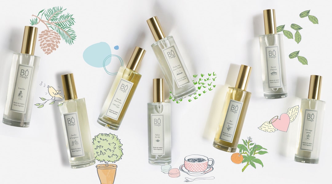 10 parfums de maison - 100 ml Parfumerie fine de Grasse - Bôrivage