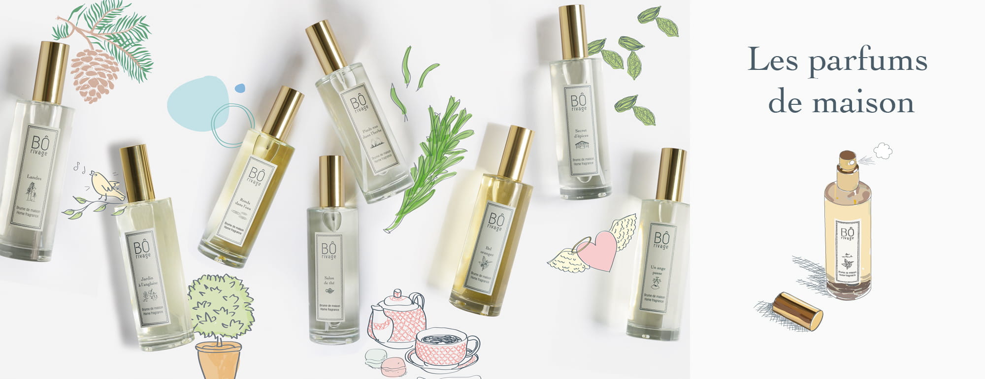 Les parfums de maison Bôrivage