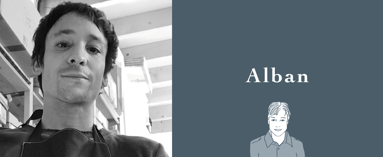 Alban, le chef de l'atelier Bôrivage