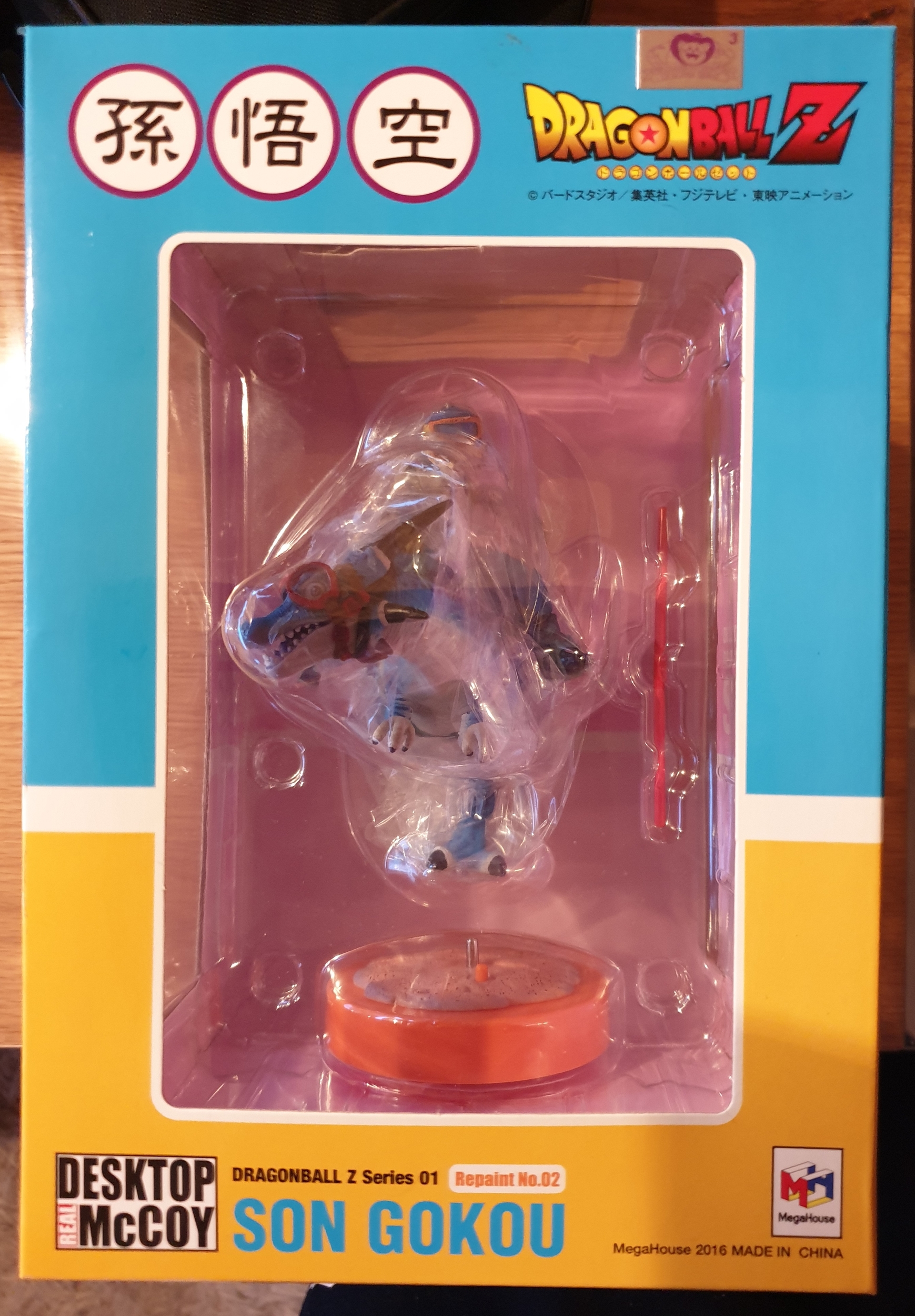 Dragonball Z Desktop Real McCoy Vol. 1 diorama PVC Son Goku 01 Repaint No. 2 15 cm09 MEHO820274