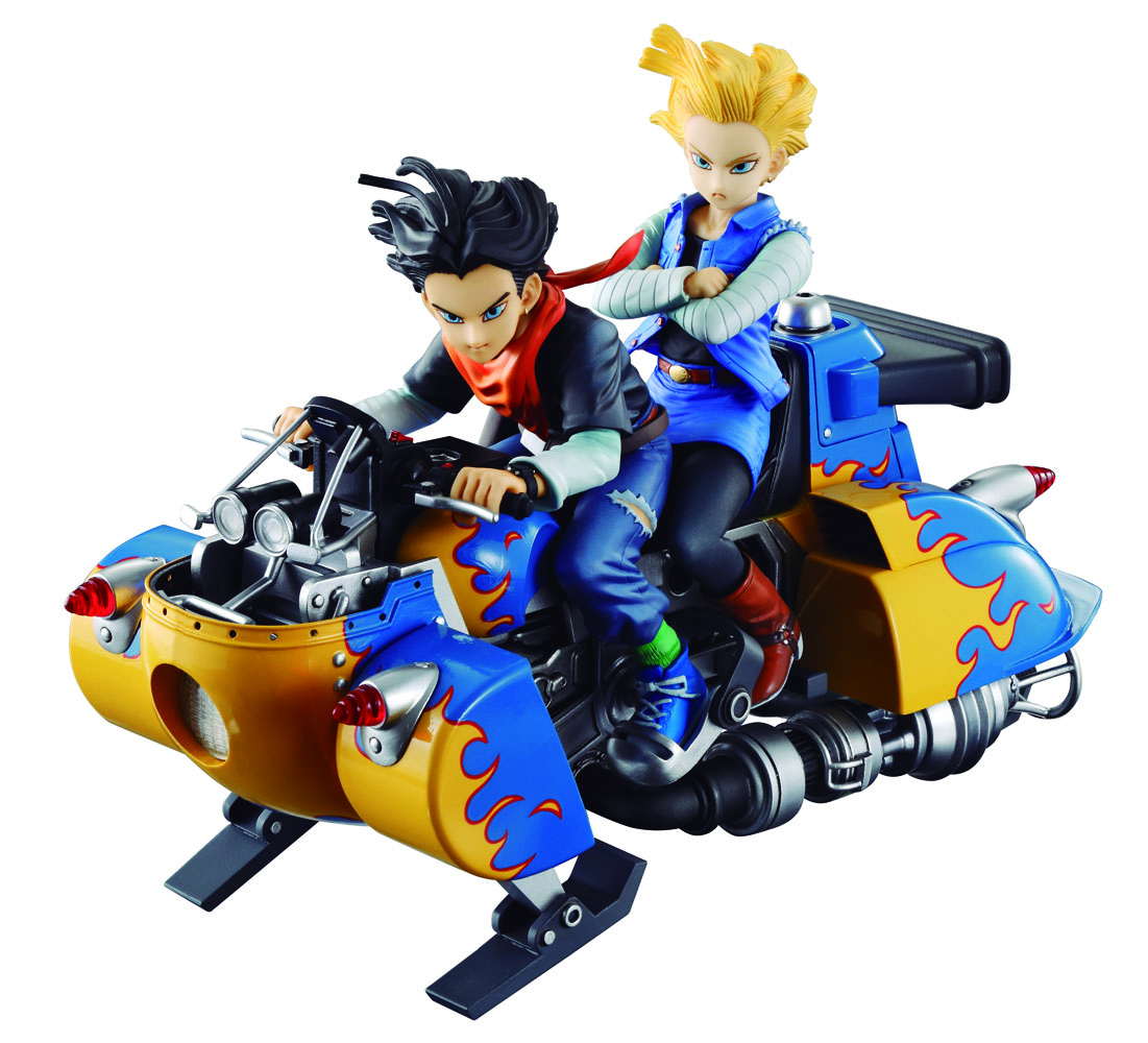 Dragonball Z Desktop Real McCoy diorama PVC Android 17 &amp; Android 18 19 cm01 MEHO819230