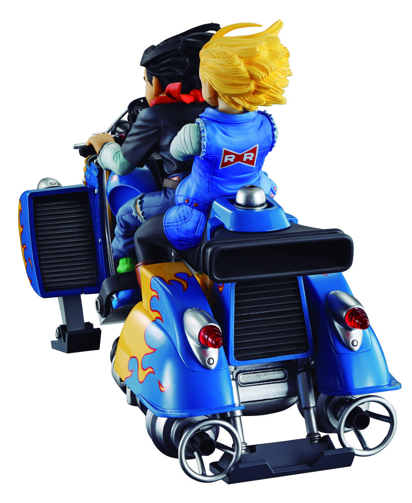 Dragonball Z Desktop Real McCoy diorama PVC Android 17 &amp; Android 18 19 cm04 MEHO819230
