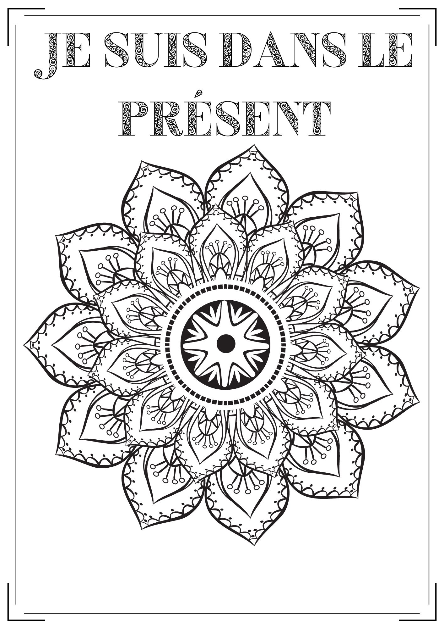 Mindfulness Mandala Adult Coloring Book (1)