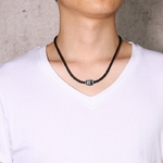Collier-pour-hommes-9-mots-bouddha-Mantra-perles-porte-bonheur-pendentif-en-acier-inoxydable-avec-corde