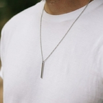 Hommes-collier-en-acier-inoxydable-collier-femmes-hommes-Simple-longue-cha-ne-rectangulaire-pendentif-collier-d