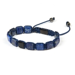 Ailatu-8x8mm-naturel-Lapis-Lazuli-carr-pierre-plat-macram-Bracelet-pour-Couples-amant-cadeau-de-mode