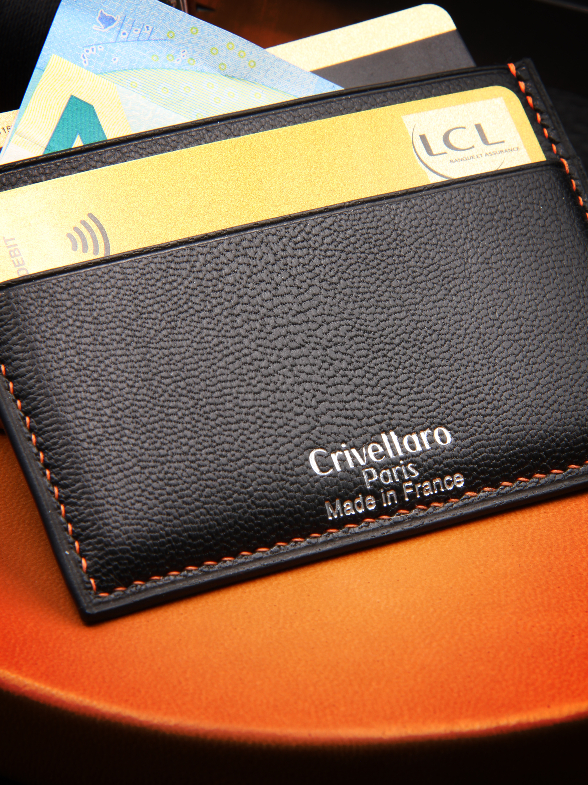 Crivellaro Porte-Cartes noir 4
