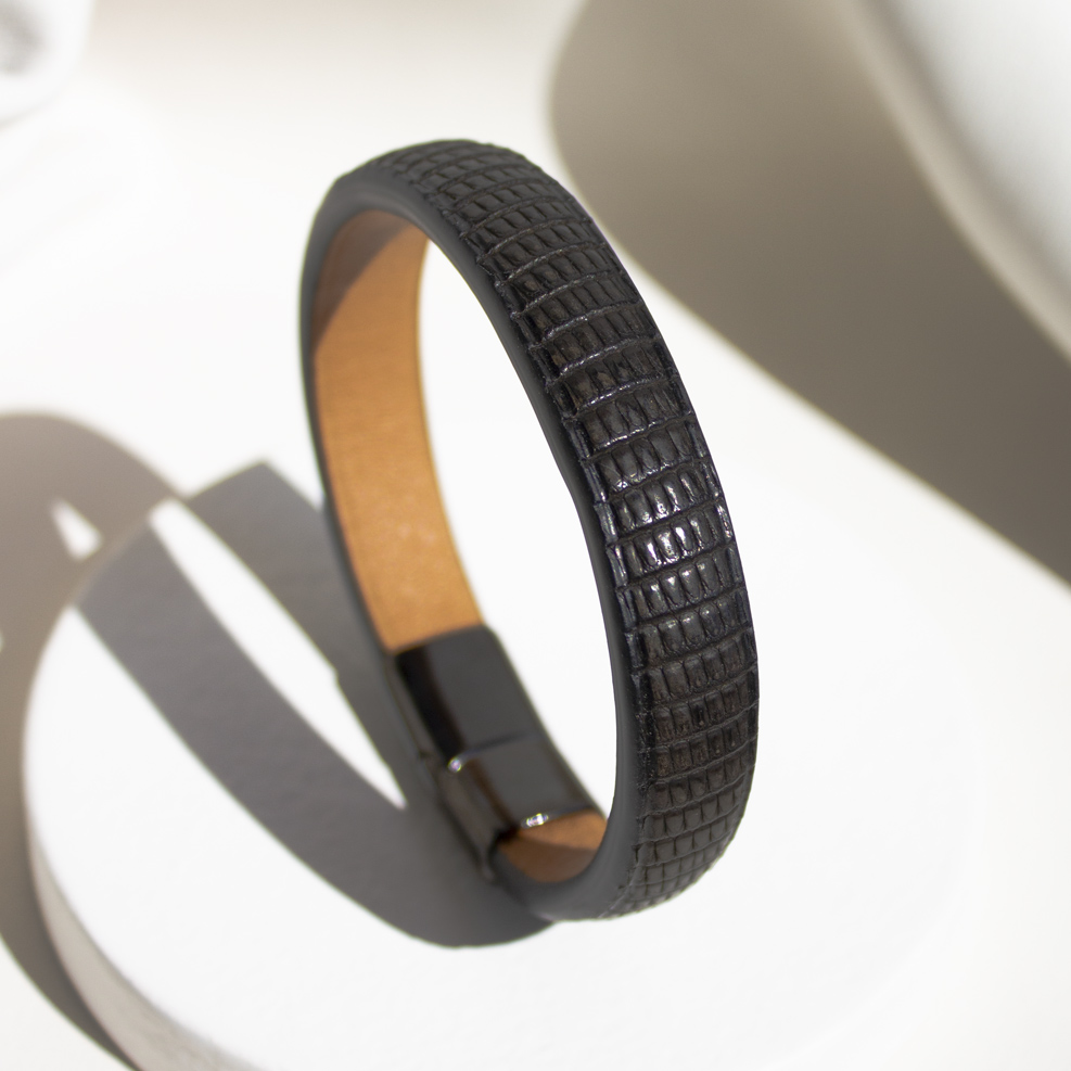 Crivellaro-Bracelet-Lezard-Marron-5