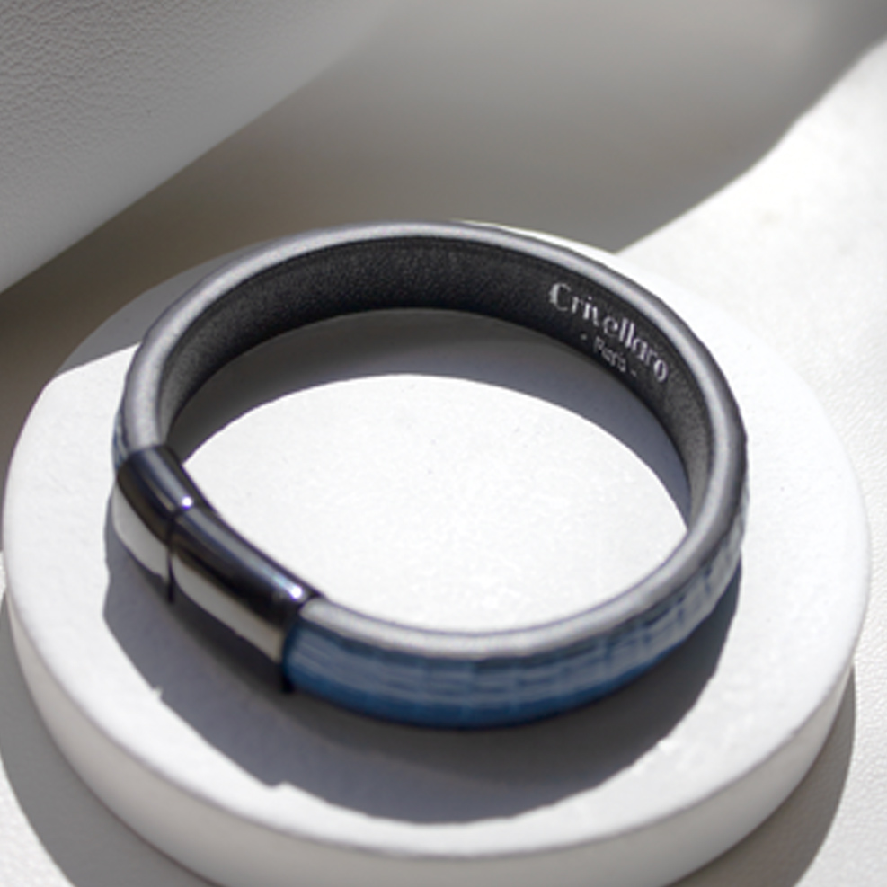 Crivellaro-Bracelet-lezard-bleu-ocean-3