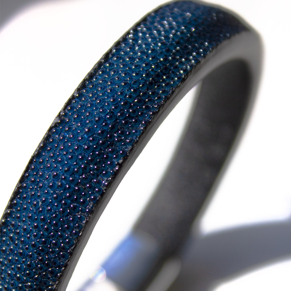 Crivellaro-Bracelet-galuchat-Bleu-1