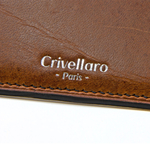 Crivellaro-portes-cartes-SLIM-vegetal-Marron-2