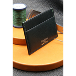 Crivellaro Porte-Cartes noir couture vert 2